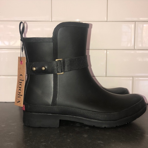 chooka sidewalk waterproof rain bootie